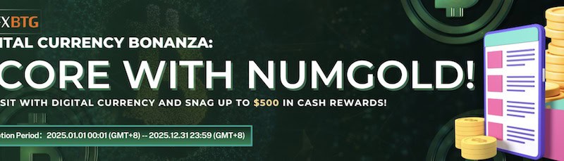 FXBTG Digital Currency Bonanza: Score with NumGold! Earn Up to $500 in Rewards
